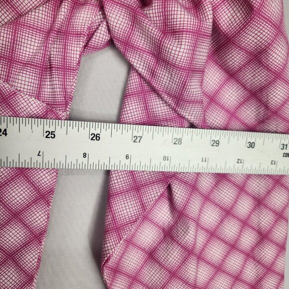 Wrangler Pearl Snap Shirt Women's 3XL Pink Breast Cancer Awarness Geometric - Picture 4 of 8